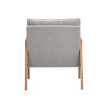 Modern Accent Fabric Chair Single Sofa Upholstered Rattan Armchair Living Room