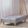 100cm Chesterfield Footstool Coffee Table Velvet Pouffe Stool Bed Bench Chair UK
