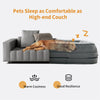 Giant Foldable Human Dog Bed Pet Dog Cuddling Bolster Pillow Mattress Sofa Bed