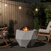 BBQ Fire Pit Garden Bowl Stove Brazier Patio Heater Winter Outdoor Firepit w Lid