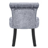 Crushed Velvet Vanity Stool Dressing Table Chair Bedroom Makeup Chair Backrest