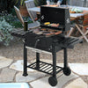 Large Grill Smoker Charcoal Barbecue BBQ Portable Outdoor Garden Cooking Trolley