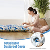 Japanese Floor Mattress Futon Mattress 190 x 120 x 10cm-Blue