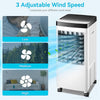 6L Portable Cooler Air Conditioning Unit Fan Humidifier W/ Remote Control 3 Gear