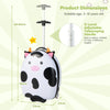 Kids Rolling Luggage Hard Shell Cabin Luggage Kids Carry On Spinner Suitcase