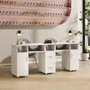 Manicure Nail Art Table Salon Beauty Station Technician Workstation Storage Desk