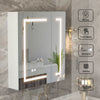 LED Bathroom Mirror Cabinet with Demister illuminated Storage Cabinet Wall Mount
