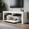 High Gloss White 140cm TV Stand Cabinet Unit Drawer Sideboard with LED Lights