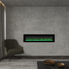 Electric 60" Wall Mounted LED Fireplace 9 Flame Colors Wall Stove Fire Freestand