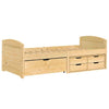 CIADAZ Day Bed with 5 Drawers IRUN 90x200 Solid Wood Pine, Bedroom A1M7