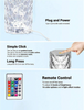 Modern Crystal LED Rose Table Lamp - Colorful Touch & Remote Night Light for Bed