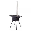 Portable Wood Burning Stove Camping Bell Tent Heating Stove w/ Chimney Foldable
