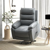 Power Massage Lift Recliner Chair Big and Tall PU Leather Recliner Chair, Grey