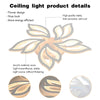 Modern Chandelier LED Lamp White Frame Ceiling Light Pendant Lights Living Redfw