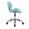 Computer Desk Chair Office Cushioned Chair Chrome Legs Swivel Fabric/PU/Velvet