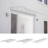 Streamlined Door Canopy Awning Outdoor Porch Window Shade Patio PET Rain Shelter