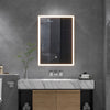 Dimmable LED Bathroom Mirror Cabinet Touch Switch Antifog Demister Shaver Socket