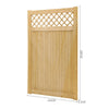Privacy Wooden Garden Gate Pedestrian Fence Gate Porch Decorative Fence Panel