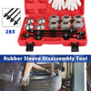 28PCS PRESS AND PULL SLEEVE KIT SEAL BUSH BEARING REMOVER INSTALLER SET UK