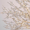 LED Ceiling Light Firework Pendant Vintage Lampshade Chandelier Crystal Droplets