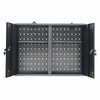 Wall Mounted Hanging Lockable Tool Garage Storage Cupboard Metal Chest Cabinet