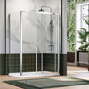 Sliding Shower Enclosure And Tray 8mm Easy Clean Glass Door Optional Side Panel