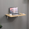 Wall Mounted Drop-Leaf Folding Floating Table Hanging Computer Desk Small Space