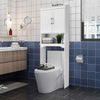Bathroom Organizer Over the Toilet Storage Cabinet w/Open Shelf