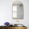 Wall Mirror Arched Metal Framed Dressing Makeup Mirror Large Medium Small Unit