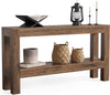 63-Inch Narrow Long Console Table for Living Room, Farmhouse Wood Entryway Table