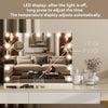 Hollywood Makeup Mirror Large Vanity Light Mirror with 15 Dimmable LED Bulbs