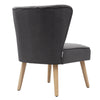 Scallop Back Armchair Cocktail Sofa Accent Seat Living Bedroom Cafe Lounge Sofa