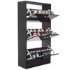 3 Drawer Shoe Cabinet Storage Cupboard Unit Shoe Rack Wooden Stand Organiser