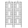 2x Large Metal Garden Trellis Lattice Wall Climbing Potted Plant Stand Lawn Yard