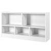 Storage Cube Wooden Bookcase 2 Tier Open Display Shelf Toy Storage Cabinet