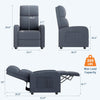 Recliner Armchair for Living Room, Recliner Chair with Adjustable Legrest