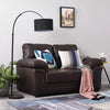 2 /3 Seater Sofa Black or Beige Faux Leather Modern Design Living Room Office