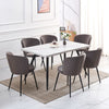 Dining Chairs Set of 2/4 Velvet Kitchen Chairs with Metal Legs