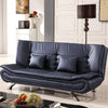 Faux Leather 3 Seater Sofa Bed Recliner Two Sleeper Sofabed Settee Couch Lounger