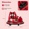 12V Electric Ride On Bumper Car Battery Powered Bumper Car Red