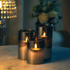 3 OR 5PCS LED Flameless Candles Remote Flickering Pillar Timer Battery Operated