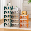 Stackable Shoe Rack Plastic Compact Hallway 4/5/6/7Tier Shoe Storage Shelf Stand