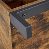 TV Stand with Storage Shelf Industrial TV Table Coffee Table for Living Room