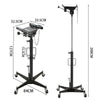 Heavy Duty Transmission Jack Telescopic Verticial Hydraulic Gearbox Stand 500Kg