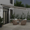 NITCA Automatic Retractable Awning with LEDs, Shade Shelter,Motorized T8Z2