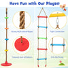 300 kg Heavy Duty Swing Set Backyard 4-in-1 Kids Swing Set Outdoor Playset