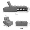 Sofa Bed,Sleeper Chair Bed with Adjustable Backrest, Pull Out Chaise Lounge UK