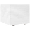 Garden Planter White 80x80x72 Solid Wood Pine J8W9