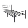 Simple Budget metal bed Single bed Frame w/Mattresses Option Bedroom Furniture