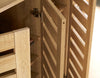 3 Door Oak Wooden Shoe Storage Cabinet Rack Stand Cupboard Slatted Doors